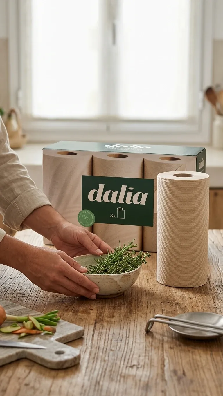 Estoig de 3 rotlles de paper de cuina Dalia